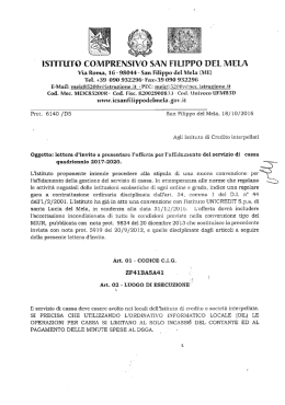 Lettera d`invito - ISTITUTO COMPRENSIVO SAN FILIPPO DEL