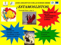 liceo linguistico e delle scienze umane