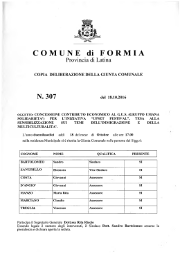 N. 307 - Comune di Formia