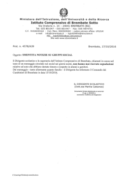 smentita notizia su gruppi social