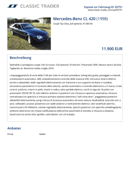 Mercedes-Benz CL 420 (1998) 11.900 EUR
