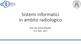 Sistemi informatici in ambito radiologico