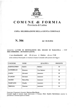 N. 306 - Comune di Formia