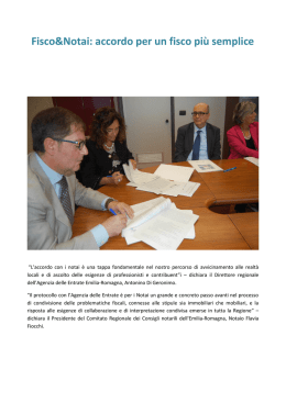 I flash della giornata - pdf - Direzione regionale Emilia Romagna