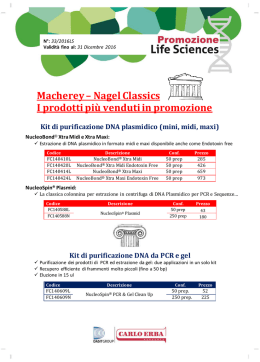 MACHEREY-NAGEL CLASSICS (Codice Promo: PROMO332016LS)