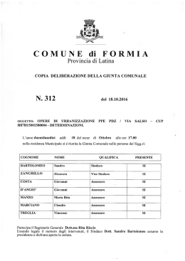 N.312 - Comune di Formia