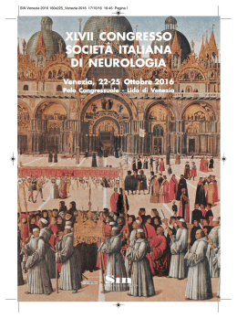 programma definitvo - Societ&agrave; italiana di neurologia