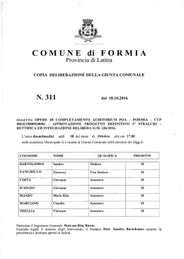 N.311 - Comune di Formia