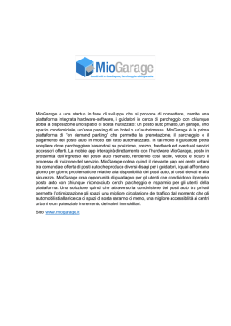 MioGarage - Capri Startup 2016