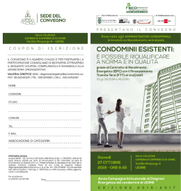 Per il programma cliccare qui.