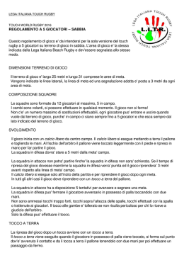 regolamento a 5 SABBIA - Lega Italiana Touch Rugby