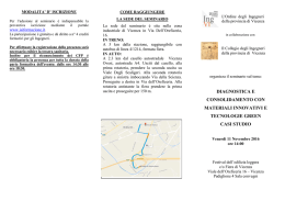 Locandina evento - Vicenza - Collegio degli Ingegneri della