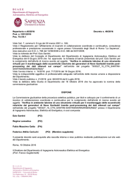 Decreto nomina commissione - Roma - DIAEE