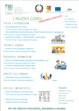 Per una crescita intelligente, sostenibile e solidale