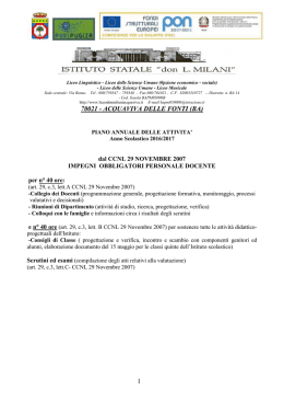 Piano annuale delle attivit&agrave; 2016-2017