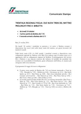 Comunicato Stampa