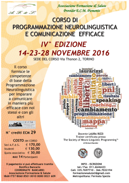 iv° edizione 14-23-28 novembre 2016 - edtna-erca