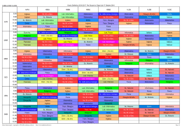 Orario definitivo per Alunni