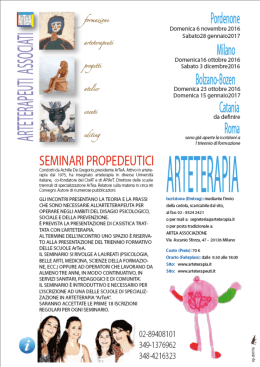 PORDENONE - NEW - prossimi Seminari Propedeutici