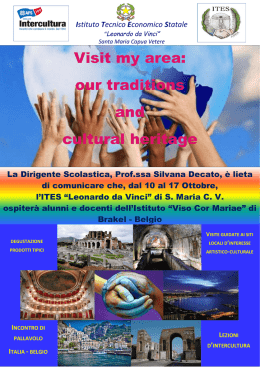 Visit my area: our traditions and cultural heritage