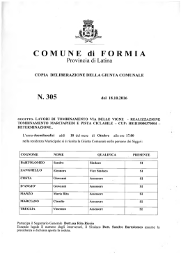 N. 305 - Comune di Formia