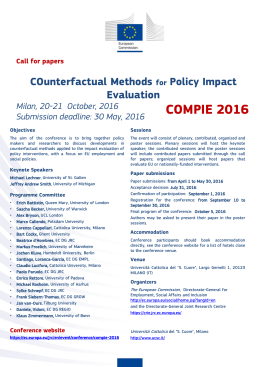 COMPIE 2016 Call for Papers
