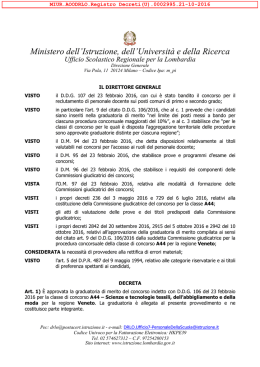 A44 decreto graduatoria rettificata Veneto 3