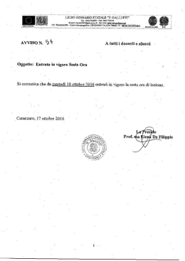 Clicca qui - Liceo Classico Galluppi di Catanzaro