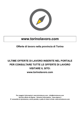 Offerta pervenuta il 10/10/2016