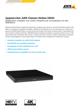 Apparecchio AXIS Camera Station S2024