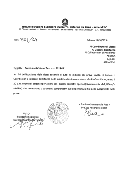 comunicazione - S. Caterina