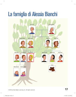 La famiglia di Alessia Bianchi