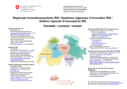 Regionale Innovationssysteme RIS / Systèmes