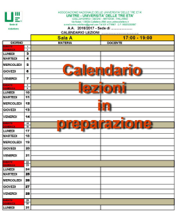 Mese corrente di Segni