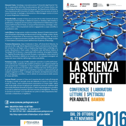 Pieghevole - Universit&agrave; degli studi di Trieste