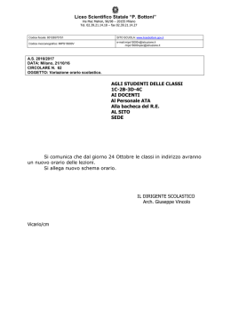 circolare_62_ Variazione orario scolastico 24 0tt.