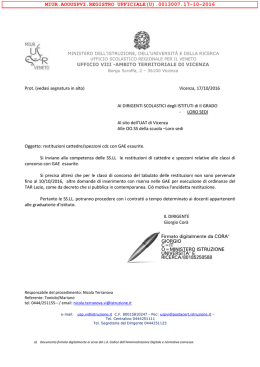 Prot_ 13007_del_ 17-10 - Ufficio Scolastico Regionale per il Veneto