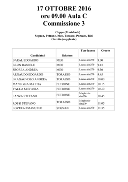 Scarica Documento: Ordine commissione 3 presidente Coppo