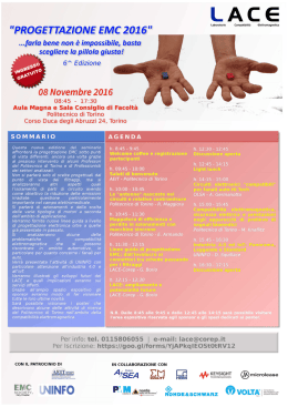 Progettazione EMC 2016