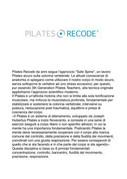 pilates-brochure-recode - COMPAGNIA DEI MEGLIOINSIEME