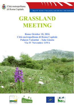 grassland meeting - Provincia di Roma