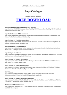 free book impa catalogue pdf