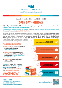 open day - genova