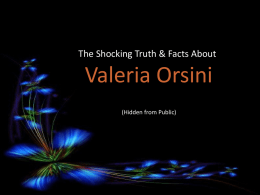 Valeria Orsini Controversial Self-Pics Now Go Public