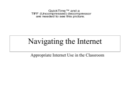 navigating the internet