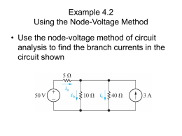 Example 4.2 Using the Node-Voltage Method