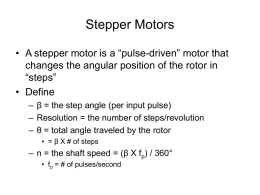 Stepper Motors