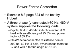 Power Factor Correction