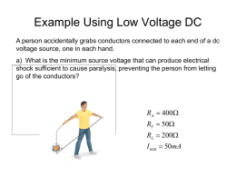 Example Using Low Voltage DC