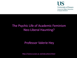 The psychic life of academic feminism: HEY [PPT 683.00KB]